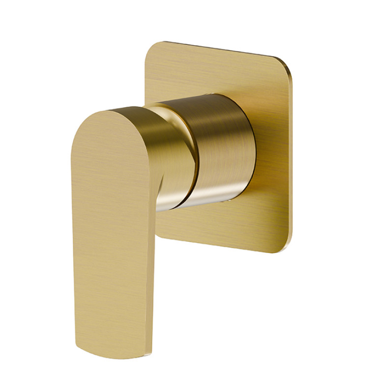 Newform Haka Внешняя часть механического смесителя на 1 поток, цвет: PVD brushed gold