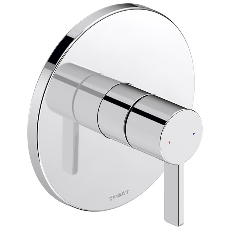 Duravit D-Neo Смеситель для душа, на 1 источник, встраиваемый (внешние части) цвет: хром