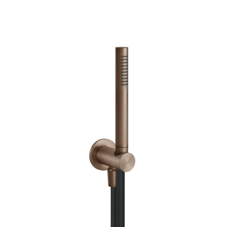 GESSI 316 Душевой комплект, +  вывод, держатель, шланг 1,50 м и душевая лейка, цвет: brushed copper pvd