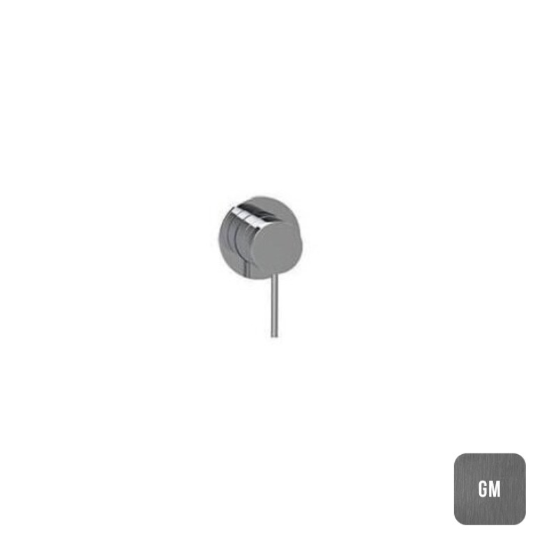 ALMAR Внешняя часть однорычажного смесителя без переключения, цвет Gun Metal Brushed PVD