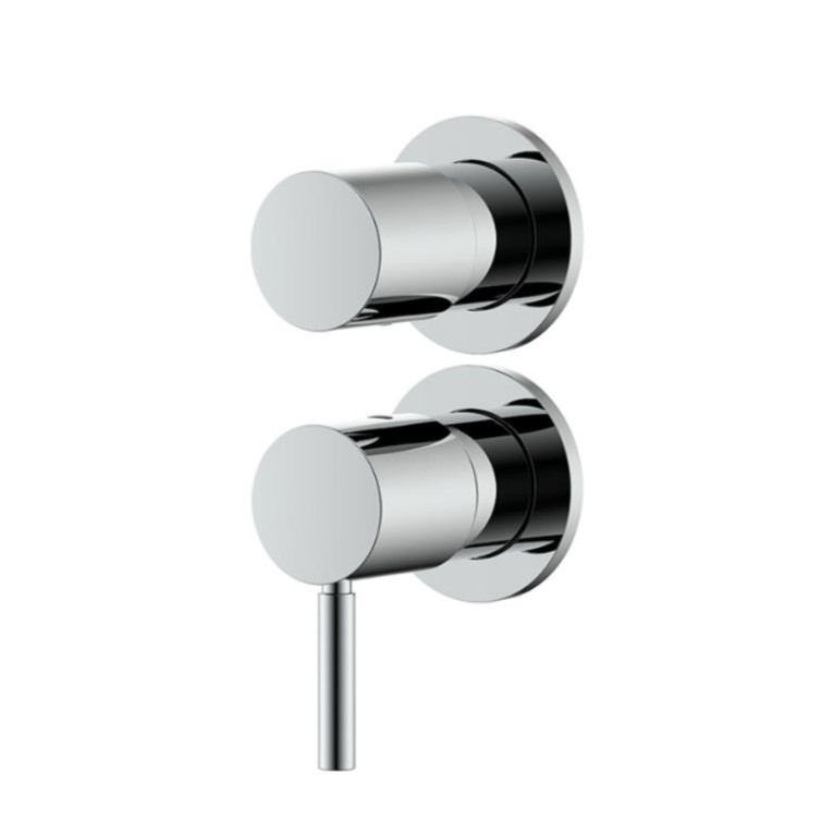 NEMO NM-2356CR Встраиваемый смеситель для душа/ванны из стены на 2 потребителя CHROME PLATED
