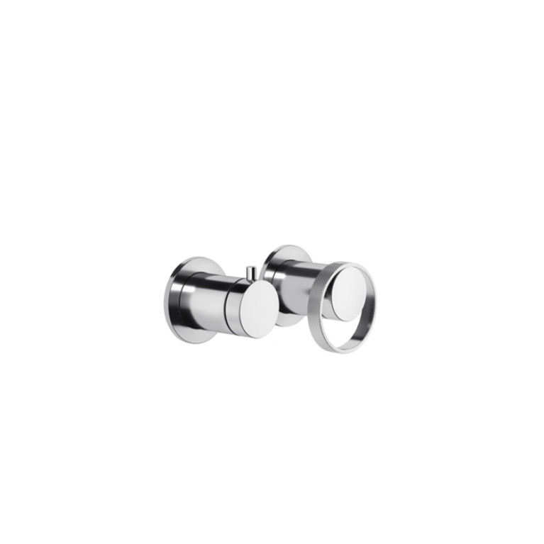 Gessi Anello Встраиваемый однорычажный смеситель на 2 выхода с перекл. (внешние части), цвет: хром