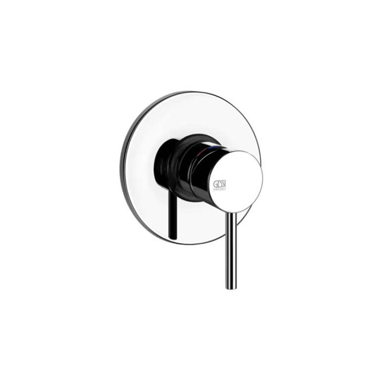Gessi Emporio Via tortona Внешние части для настенного смесителя на 1 позицию, цвет: Chrome