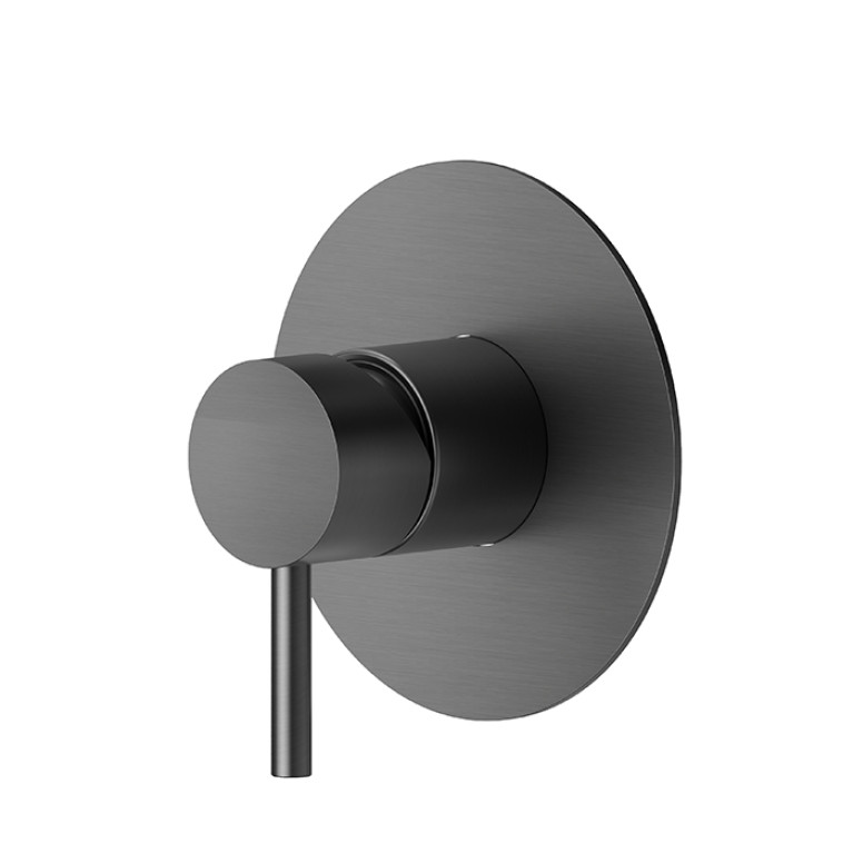 Newform X-Steel 316 Наружная часть однорычажного смесителя, (для 10841) цвет: PVD Brushed gun metal