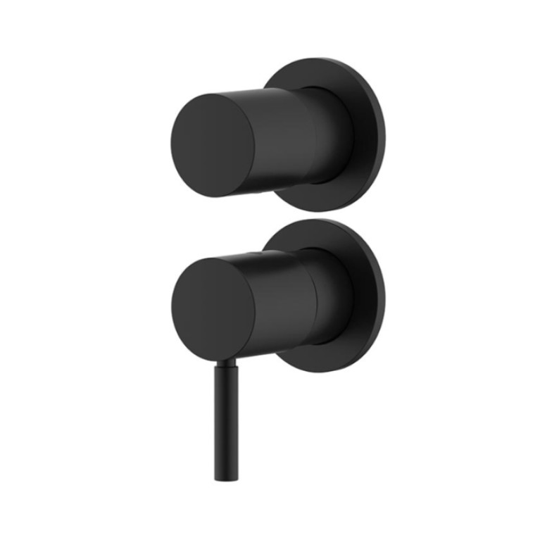 NEMO NM-2357MB Встраиваемый смеситель для душа/ванны из стены на 3 потребителя MATTE BLACK