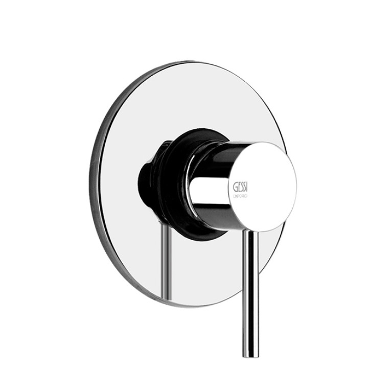 Gessi Emporio Via tortona Внешние части для настенного смесителя на 1 позицию, цвет: хром