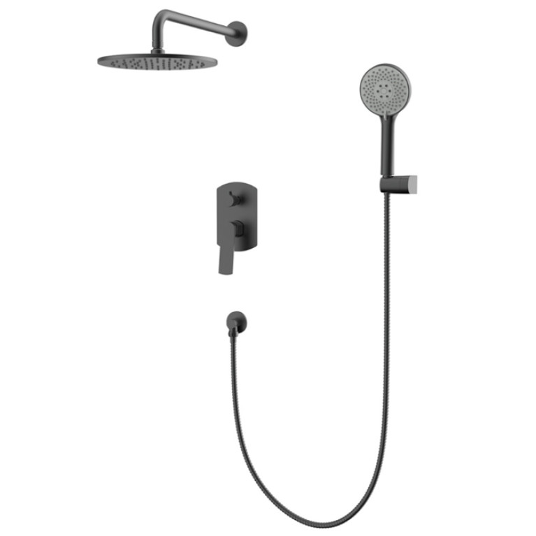 NEMO NM-1352-BGM Душевой набор Настенный смеситель для душа(скрытый монтаж) на 2 потока