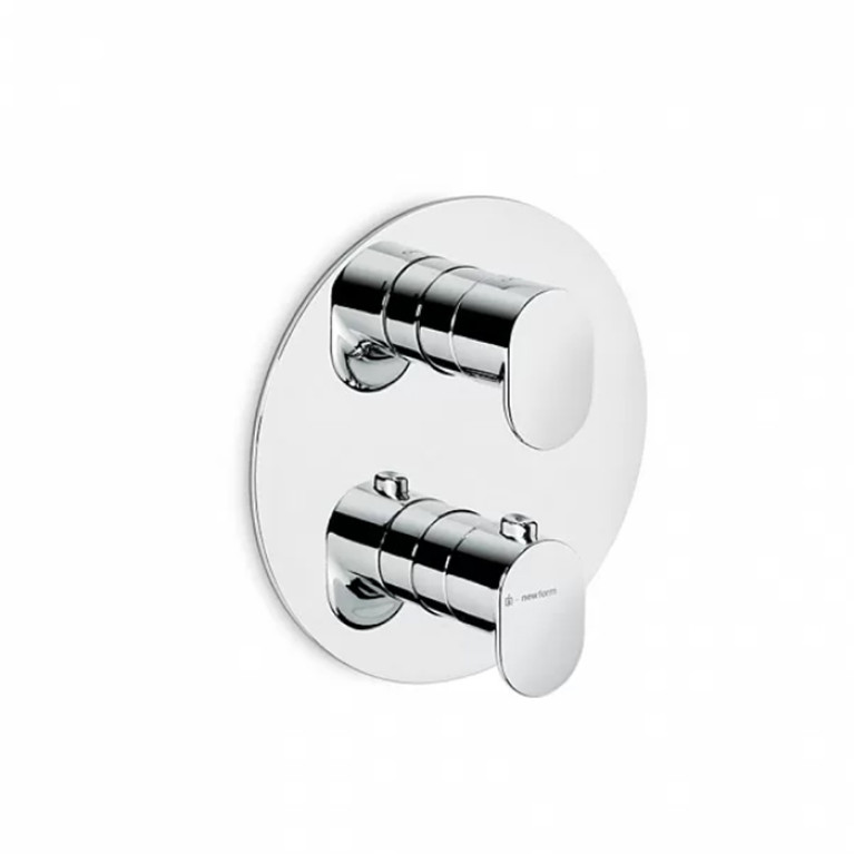 Kerama Marazzi Встраиваемый термостатический смеситель для душа OLE с регулировкой температуры, цвет хром