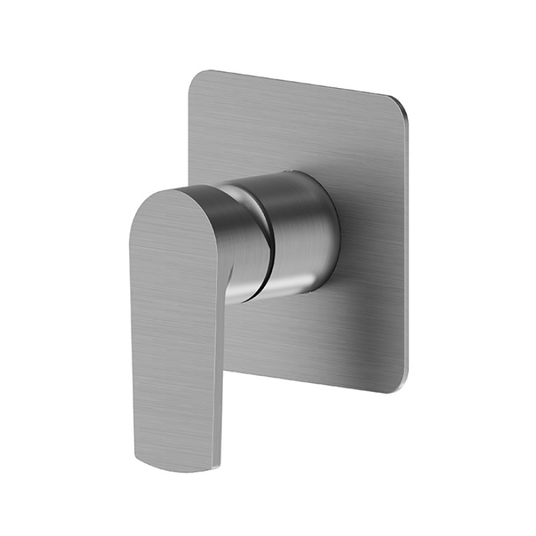 Newform Haka Внешняя часть механического смесителя на 1 поток, цвет: PVD brushed gun metal
