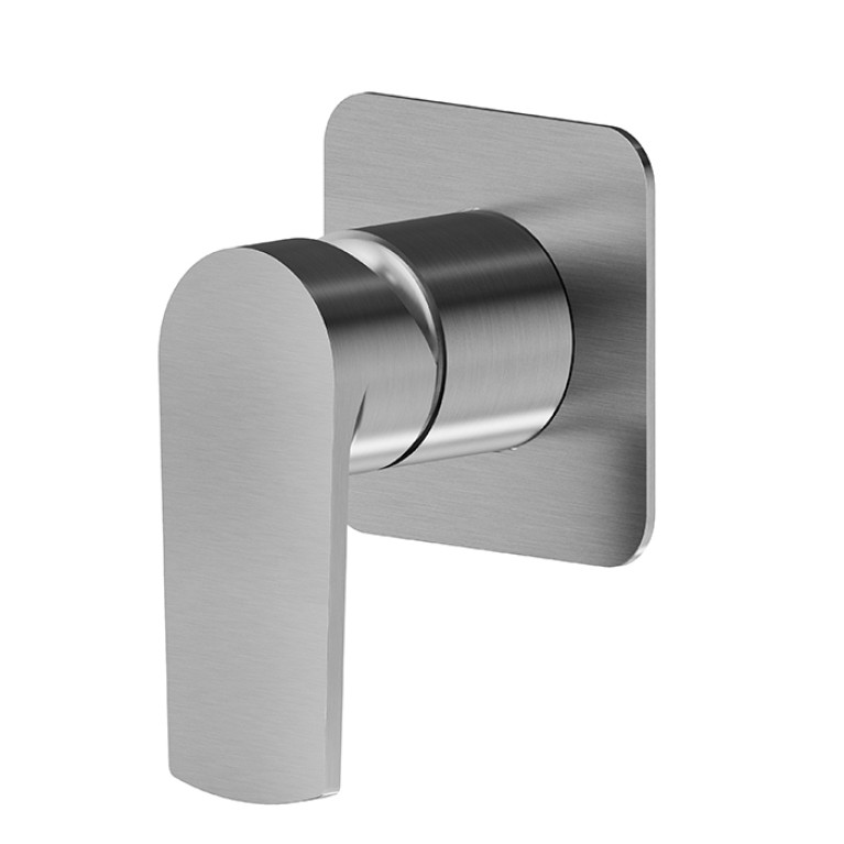 Newform Haka Внешняя часть механического смесителя на 1 поток, цвет: PVD brushed stainless steel