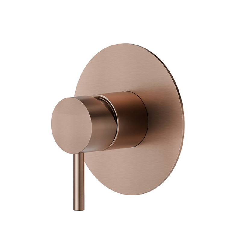 Newform X-Steel 316 Наружная часть однорычажного смесителя, (для 10841) цвет: PVD Brushed copper bronze