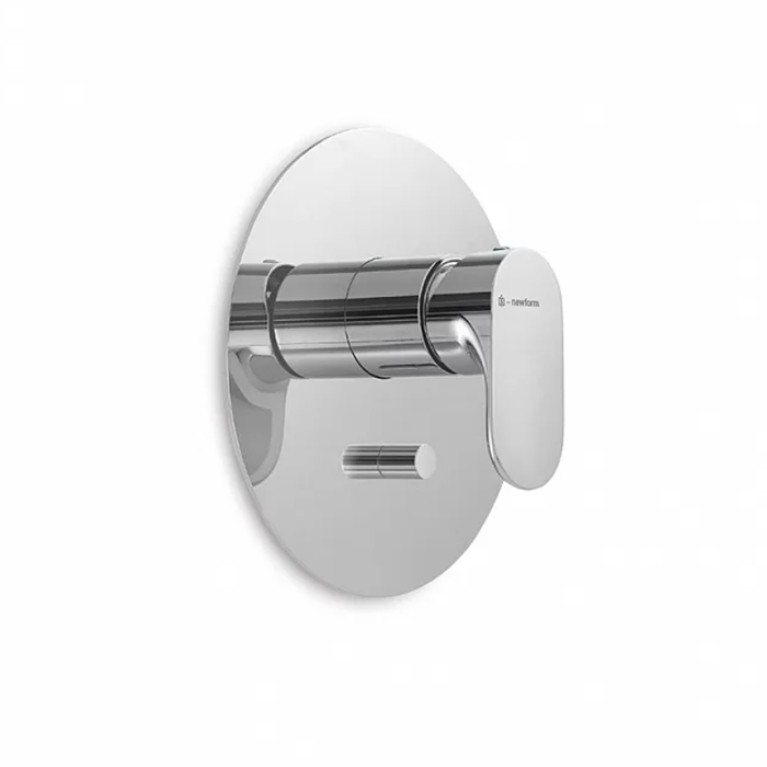 Kerama Marazzi Встроенный однорычажный смеситель OLE для душа с переключателем на 2 источника, цвет хром
