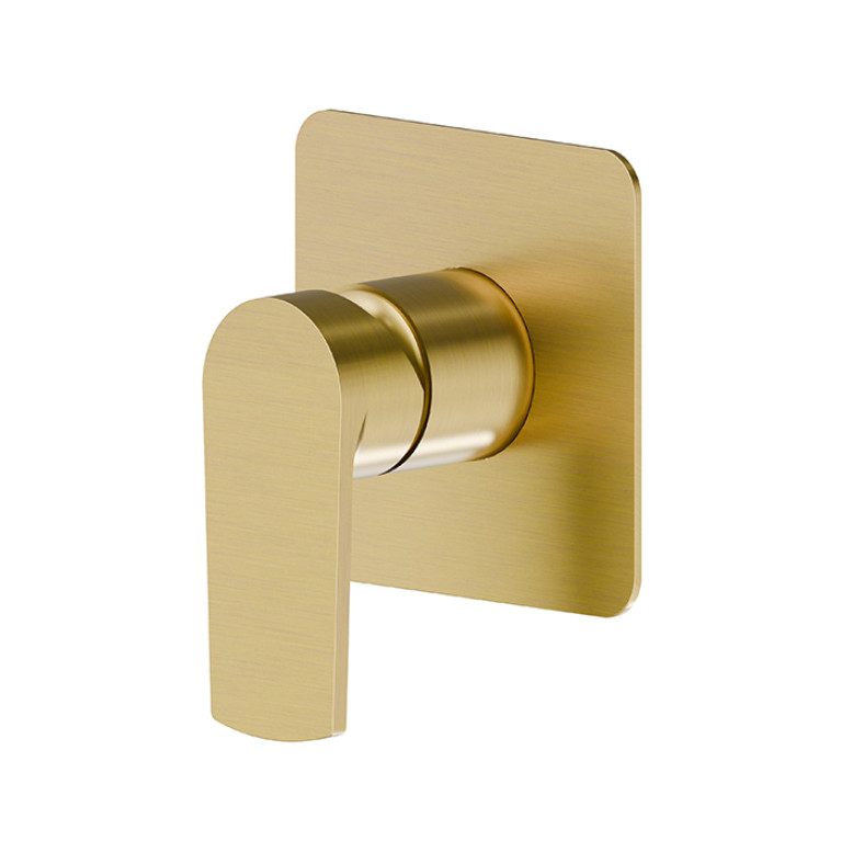 Newform Haka Внешняя часть механического смесителя на 1 поток, цвет: PVD brushed gold