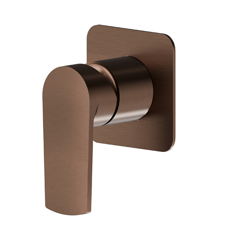 Newform Haka Внешняя часть механического смесителя на 1 поток, цвет: PVD brushed copper bronze