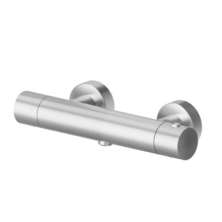 Newform Shower Термостатический смеситель для душа внешний , цвет:  PVD brushed stainless steel