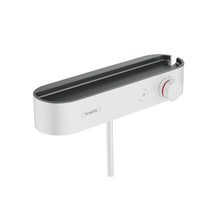 HG ShowerTablet Select Термостат для душа 400, внешнего монтажа, цвет матовый белый