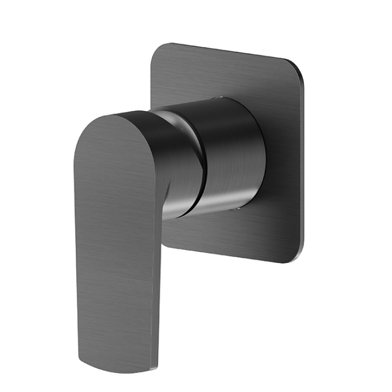 Newform Haka Внешняя часть механического смесителя на 1 поток, цвет: PVD brushed gun metal