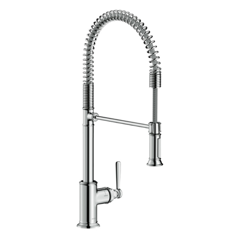 AX Montreux Кухонный смеситель, однорычажный, 210, Semi-Pro, Eco, нерж. сталь
