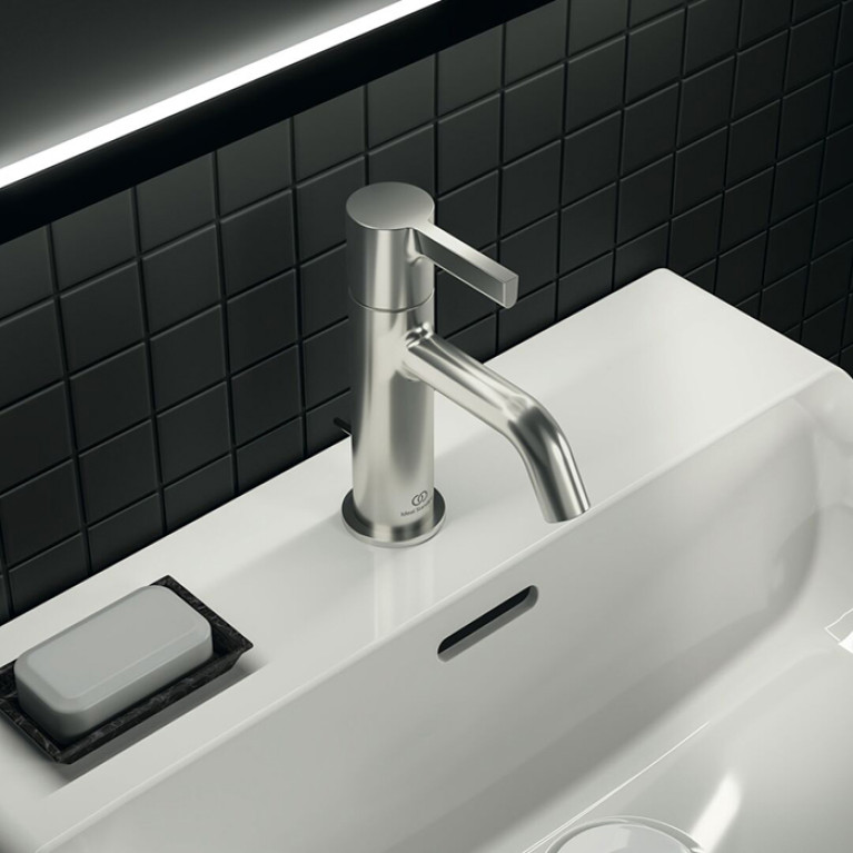 Ideal Standard Joy Смеситель для раковины, на 1 отв, цвет: PVD Silver Storm