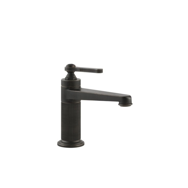 GESSI VENTI20 Смеситель для раковины на 1 отверстие, однорычажный, без донного клапана, цвет Aged Bronze