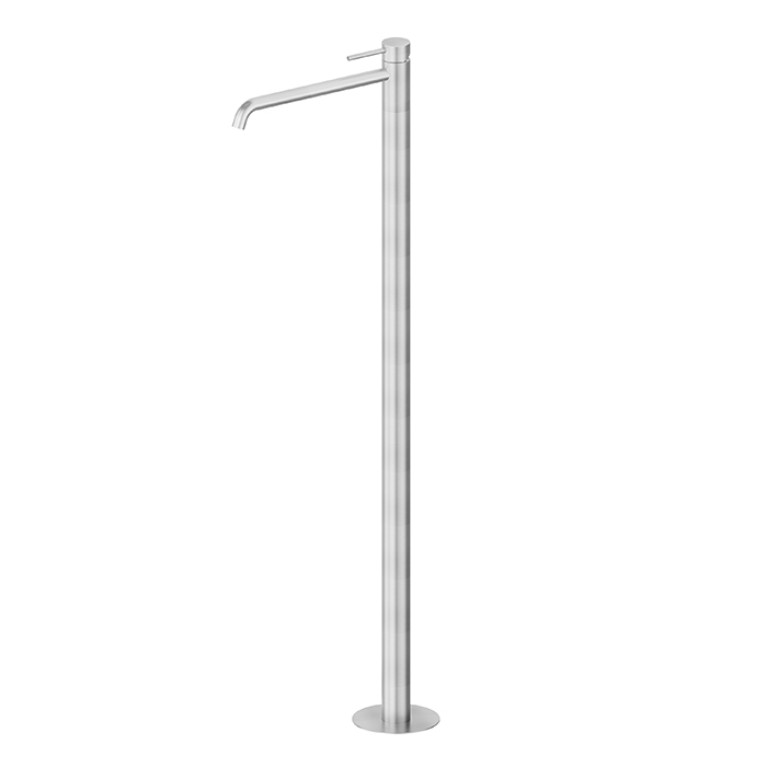 Newform X-Steel 316 Смеситель для раковины напольный, излив 280мм, наружная часть, (для 27819) цвет: нержавеющая сталь