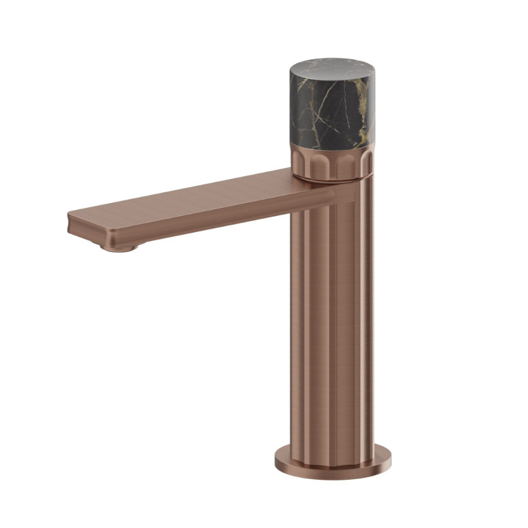 Newform Ionika supreme bagno Смеситель для раковины без донного клапана, цвет: PVD brushed copper bronze