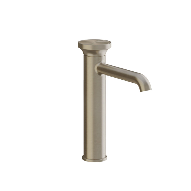GESSI ORIGINI Смеситель для раковины H=247мм однорычажный, в компл с отделочной вставкой, цвет Finox Brushed Nickel