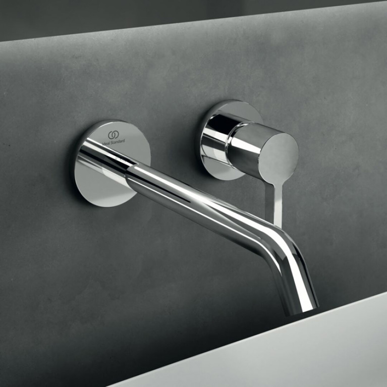 Ideal Standard Joy Смеситель для раковины, встраиваемый, излив: 22.5см, без комплектом №1 A1313NU, цвет: хром