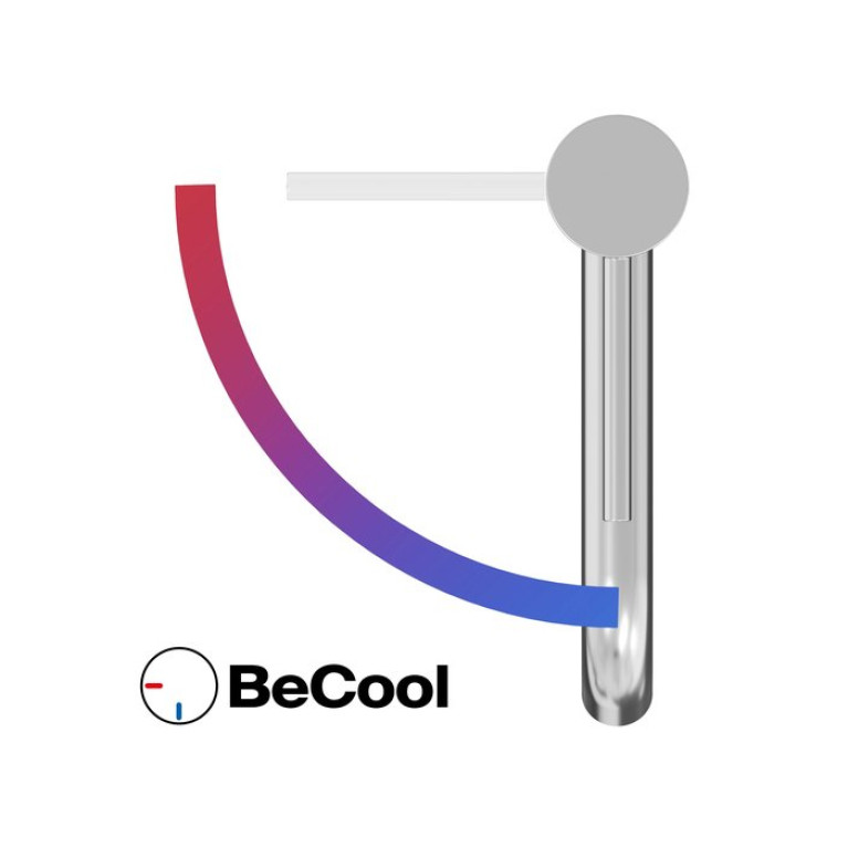 RAVAK Espirit Смеситель для раковины ES 012.01CR BeCool 190 мм без донного клапана хром