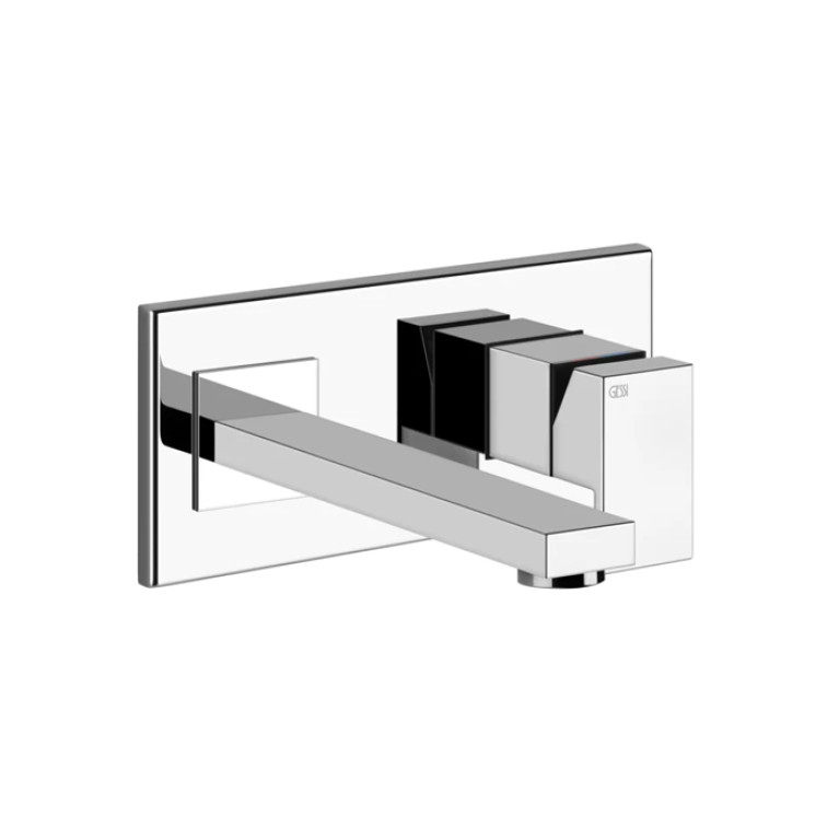 Gessi Rettangolo Встраиваемый однорычажный смеситель, излив 206мм(внешние части), цвет: хром