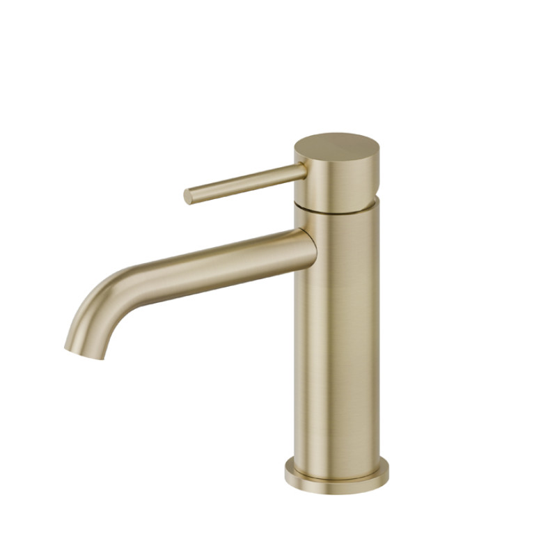 Newform X-Steel 316 Смеситель для раковины без донного клапана, цвет:  PVD brushed pale gold