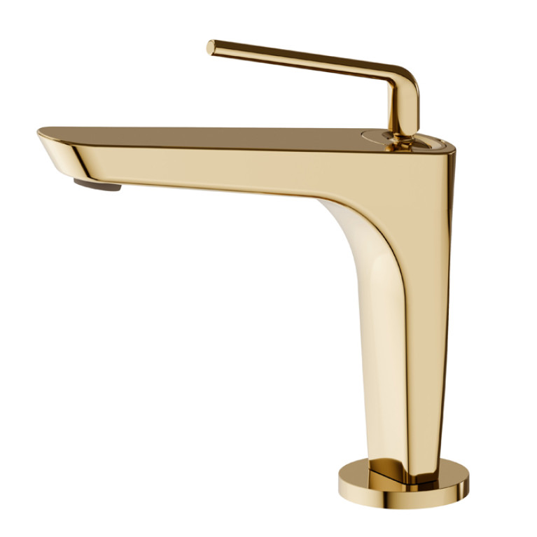 Newform O'Rama Смеситель для раковины без донного клапана, цвет:  PVD glossy gold