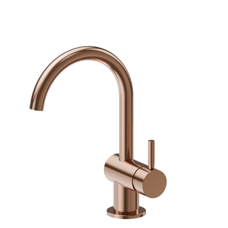 Newform Blink Смеситель для раковины без донного клапана, цвет:  PVD copper bronze