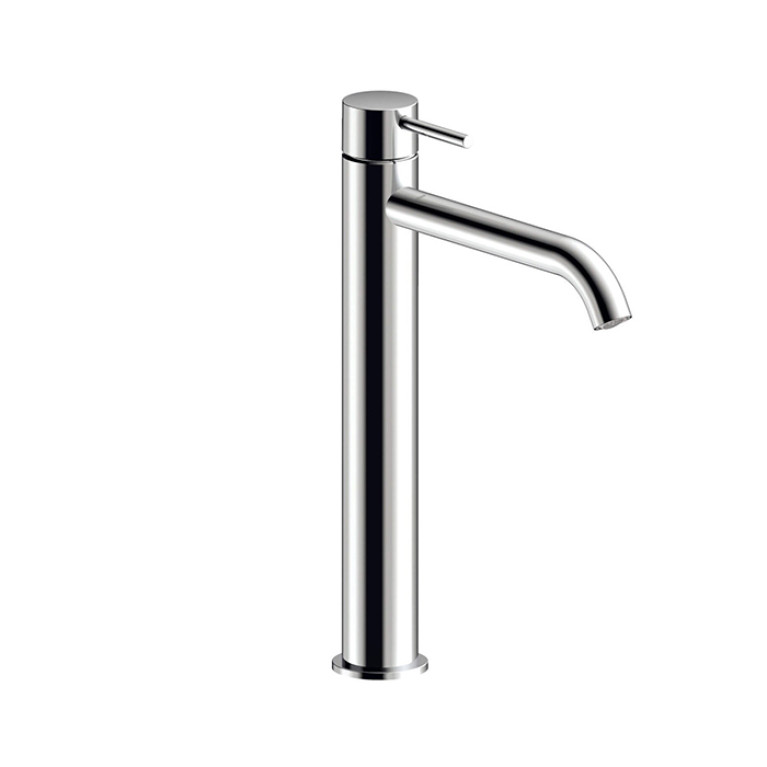 Almar Washbasin Смеситель для раковины на 1 отверстие, высокий h305 мм, излив 188 мм, без донного клапана, цвет оружейный металл брашированный PVD