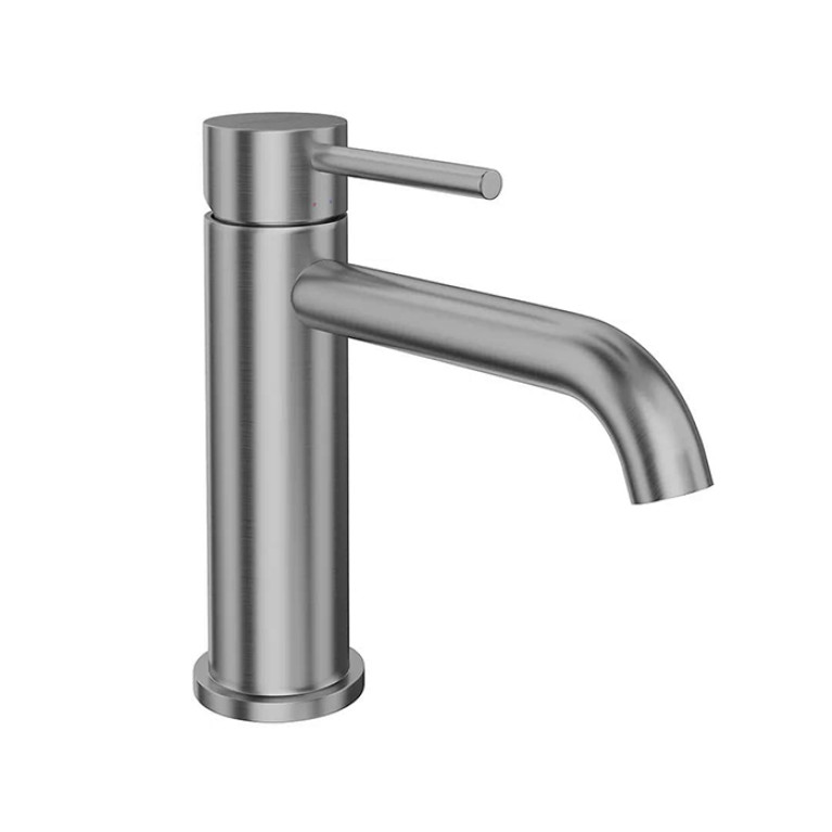 Kerama Marazzi Смеситель для раковины ETERNA однорычажный, без донного клапана 3/8&rdquo;, нержавеющая сталь