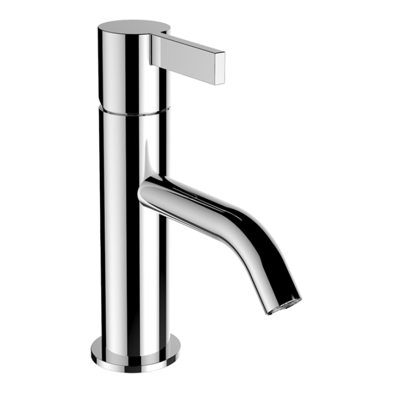 Laufen Kartell Смеситель для раковины, на 1 отв., без донного клапана, излив 115мм, цвет: хром