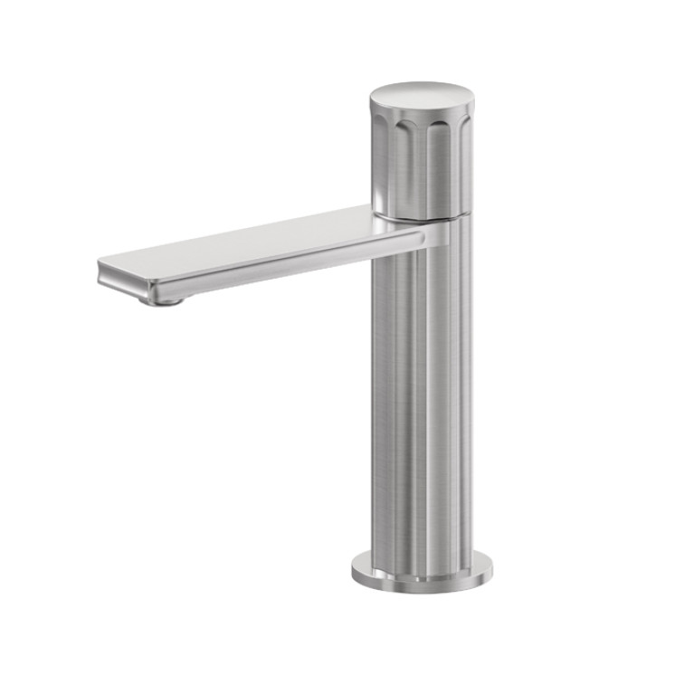 Newform Ionika Смеситель для раковины без донного клапана, цвет:  PVD brushed stainless steel
