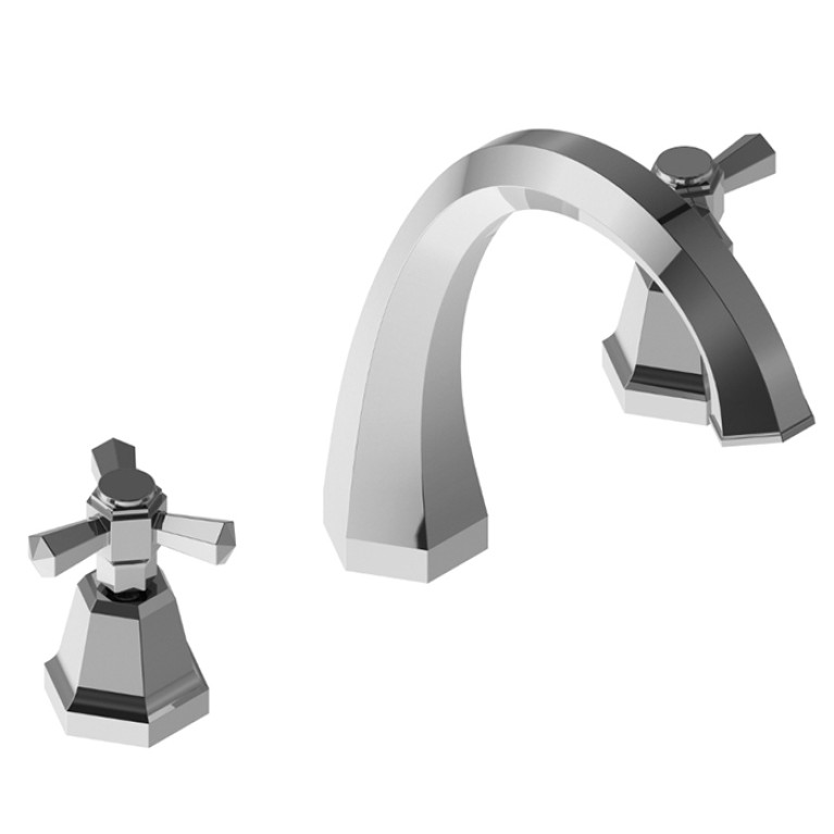 Stella Eccelsa Смеситель для раковины на 3 отверстия 3223TC, цвет: хром