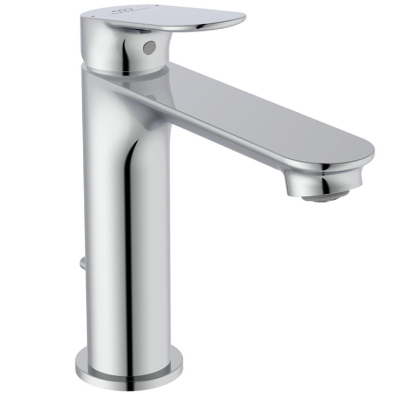 Ideal Standard Ceralife O Смеситель для раковины H119, c донным клапаном, цвет: хром