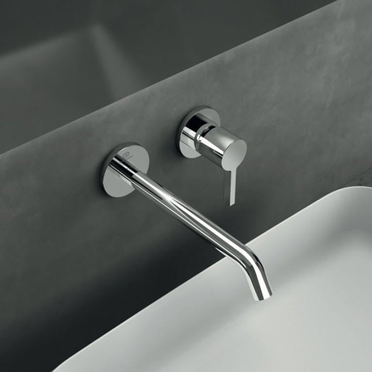 Ideal Standard Joy Смеситель для раковины, встраиваемый, излив: 22.5см, без комплектом №1 A1313NU, цвет: хром