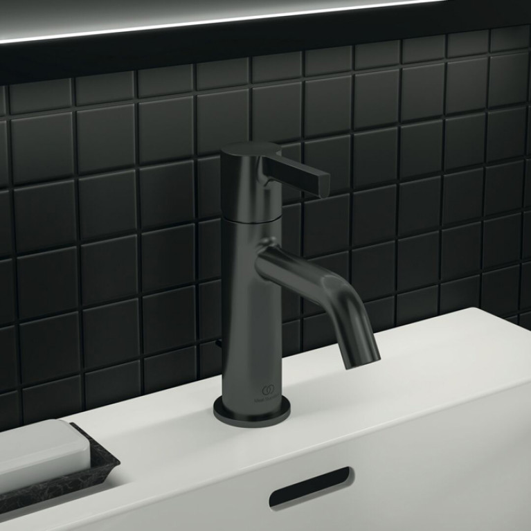 Ideal Standard Joy Смеситель для раковины, на 1 отв, с донным клапаном, цвет: PVD Magnetic Grey