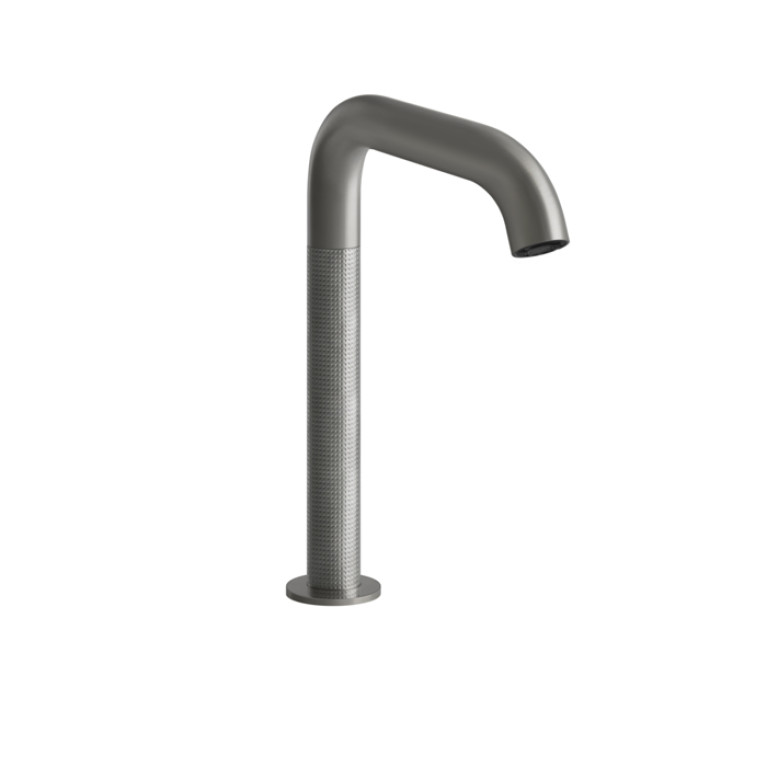 GESSI 316 CESELLO Смеситель для раковины, электронный, с кран-фильтром для регулировки температур и напора воды, выс излива 230 мм, цвет Steel Brushed