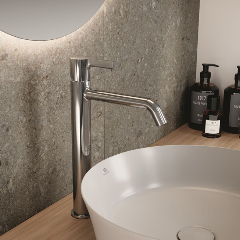 Ideal Standard Joy Смеситель для раковины, на 1 отв, высокий, цвет: хром