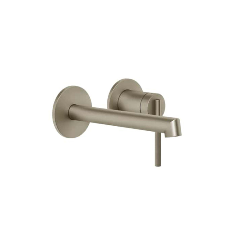 Gessi Ingranaggio Встраиваемый  смеситель с изливом. (внешние части), цвет: Finox Brushed Nickel