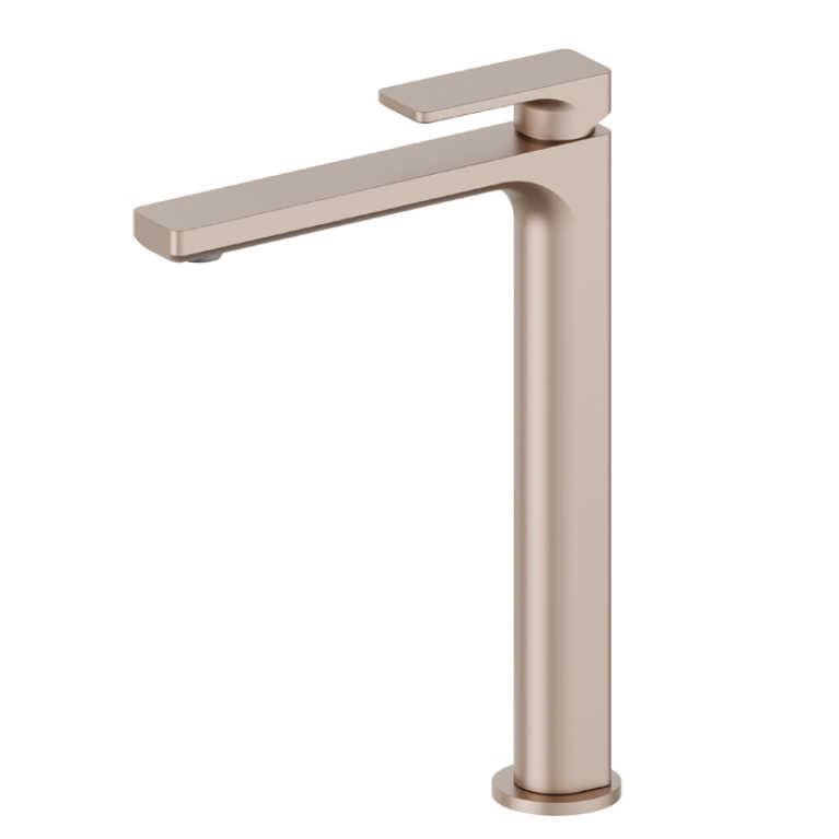 Newform B-Easy Смеситель для раковины без донного клапана, высокая версия, цвет:  copper satin