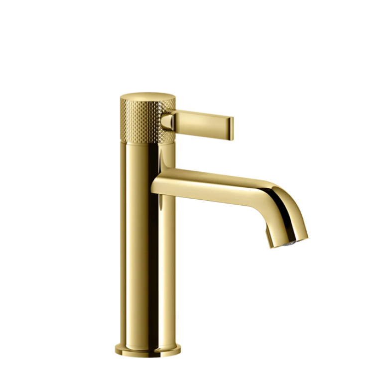 GESSI INCISO Смеситель для раковины на 1 отверстие без донного клапана Цвет: золото