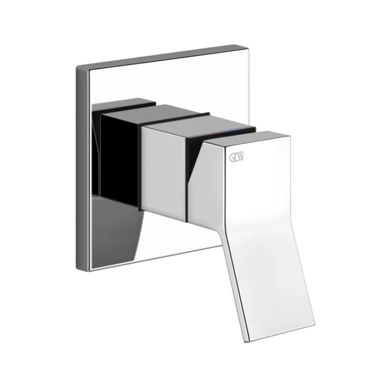 Gessi Rettangolo K Встраиваемый однорычажный смеситель без излива(внешние части), цвет: хром