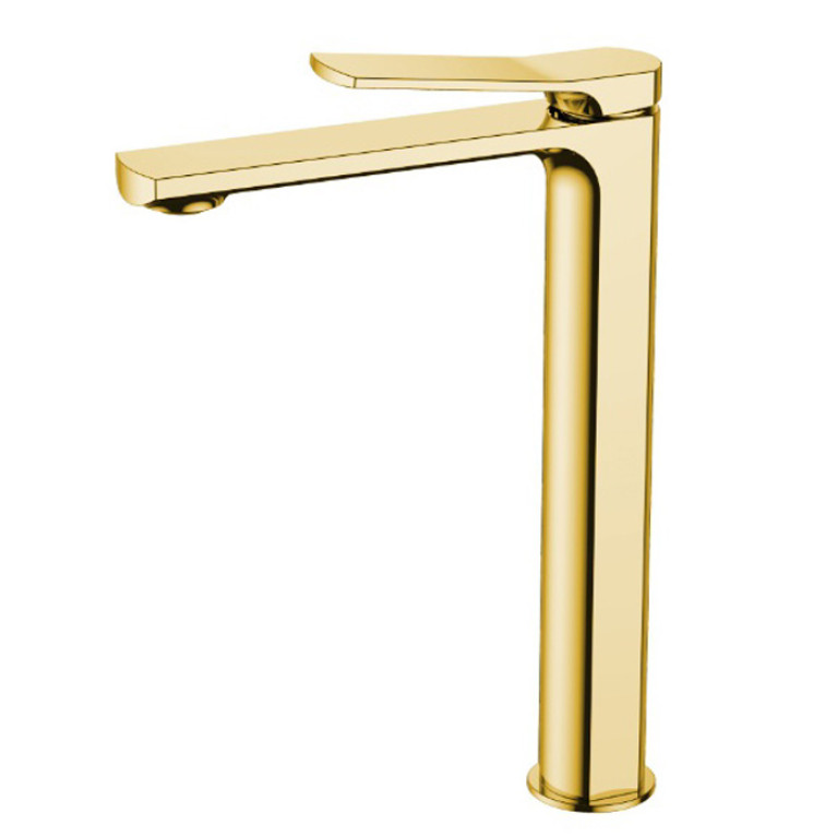 NEMO NM-1312BG Смеситель для раковины с донным клапаном BRUSH GOLD (БРАШИРОВАННОЕ ЗОЛОТО)