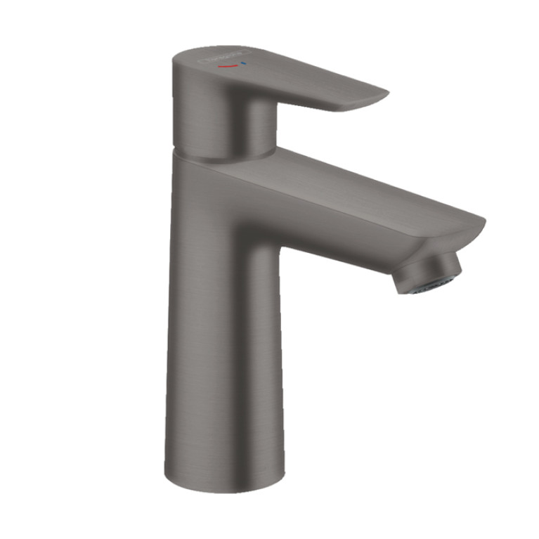 HANSGROHE TALIS E Смеситель для раковины на 1 отверстие, однорычажный, высота до излива 104 мм., цвет шлифованный черный хром