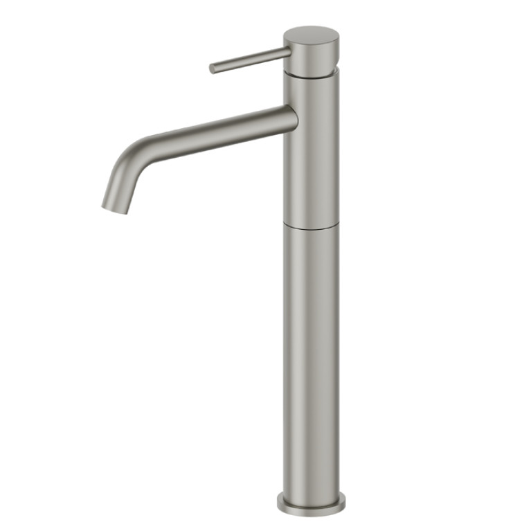 Newform XT Смеситель для раковины без донного клапана, высокая версия, с длинным изливом,  цвет:  carbon satin  titanium satin